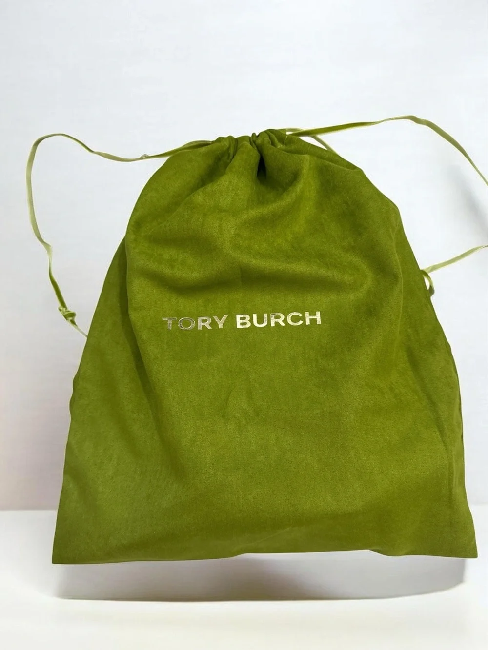 Tory Burch Tan Whipstitch Pebbled Leather Crossbody and Dust Bag - Picture 7 of 7
